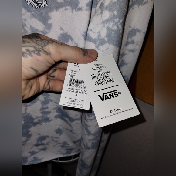 Vans × Disney Nightmare Before Christmas Crop Top Hoodie - Picture 5 of 5